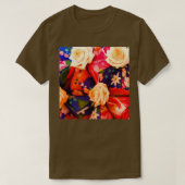 ORIGAMI FOLDS EN ROZEN T-SHIRT (Design voorkant)