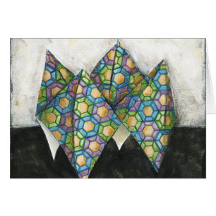Origami Fortune Teller op Geometrisch papier