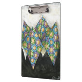 Origami Fortune Teller op Geometrisch papier Klembord (Links)