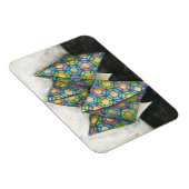 Origami Fortune Teller op Geometrisch papier Magneet (Rechterzijde)