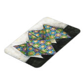 Origami Fortune Teller op Geometrisch papier Magneet (Linkerzijde)