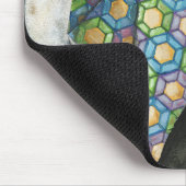 Origami Fortune Teller op Geometrisch papier Muismat (Hoek)