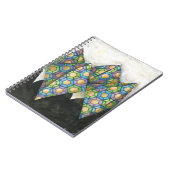 Origami Fortune Teller op Geometrisch papier Notitieboek (Linkerzijde)