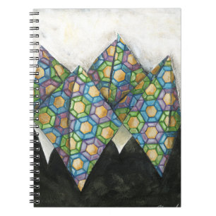 Origami Fortune Teller op Geometrisch papier Notitieboek