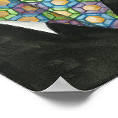 Origami Fortune Teller op Geometrisch papier Poster (Hoek)