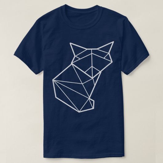 Origami Fox Artist T-Shirt (Design voorkant)