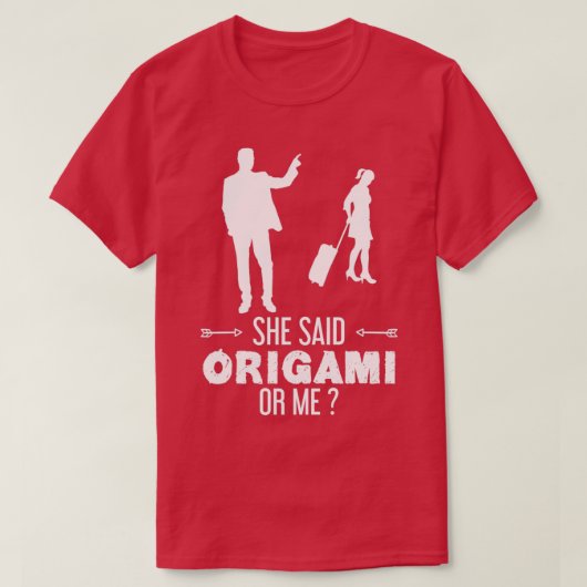 Origami Funny Design for Gift 9 T-shirt (Design voorkant)