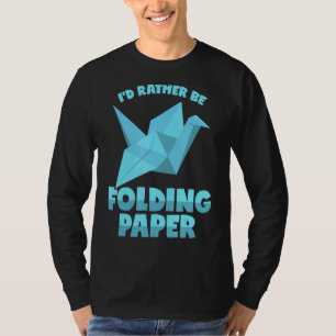 Origami Gezegde papier vouwkraan Japan T-shirt