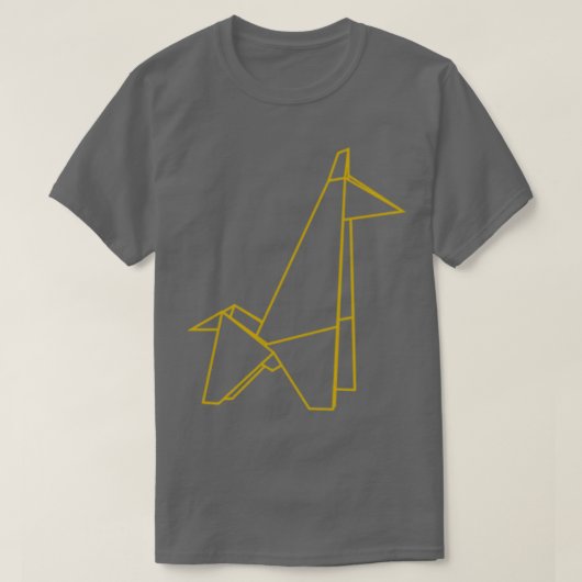 Origami Giraffe 4 T-shirt (Design voorkant)