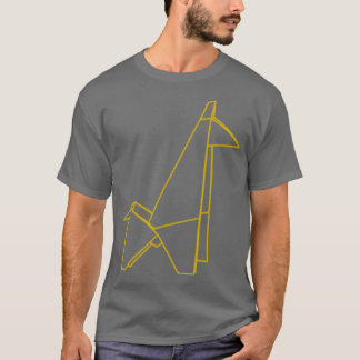 Origami Giraffe 4 T-shirt