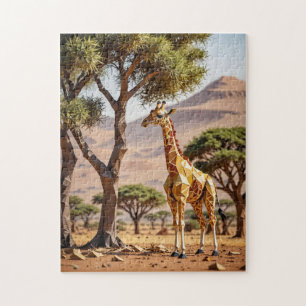 Origami Giraffe Safari Thema Legpuzzel