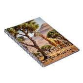 Origami Giraffe spiraal Notitieboek (Rechterzijde)