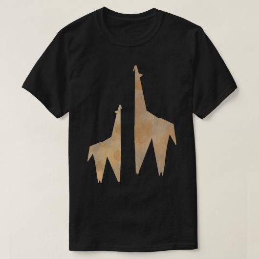 Origami Giraffes T-shirt (Design voorkant)