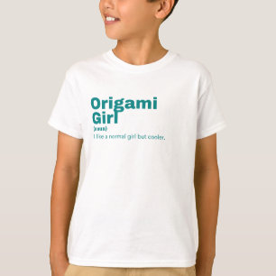 Origami Girl - Origami T-shirt