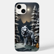 Origami Grijze Wolf
