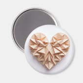 Origami hart magneet (Voorkant / Achterkant)