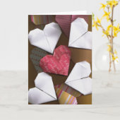 Origami Hartelijke Groet / Notitiekaart (Gele Bloem)