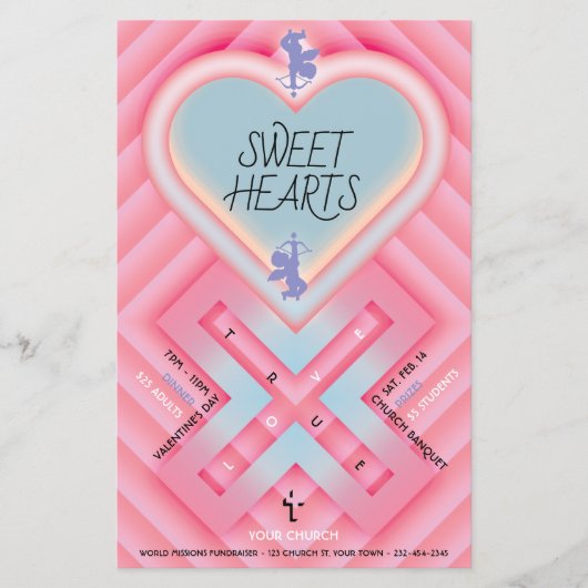 Origami Heart X Sweet Hearts Flyer (Voorkant)