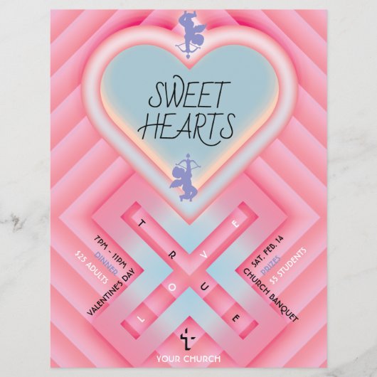Origami Heart X Sweet Hearts Flyer (Voorkant)