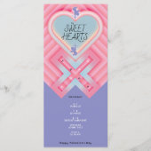 Origami Heart X Sweet Hearts Programmakaart (Voorkant)