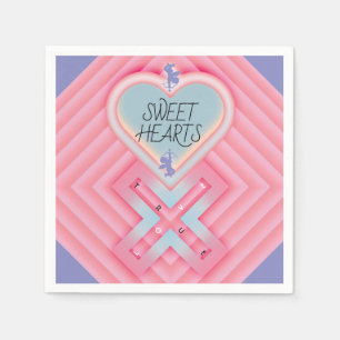 Origami Heart X Sweet Hearts Servet