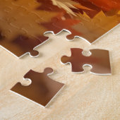 Origami Hedgehog Fun Seizoensgebonden Herfst Legpuzzel (Zijkant)