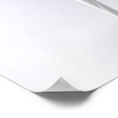Origami Hertenportret Poster (Hoek)