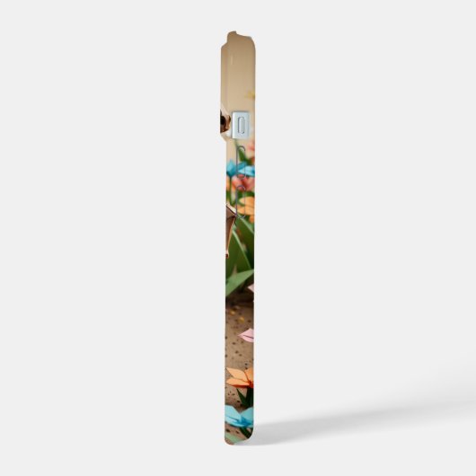 Origami Horse iPhone Case iPhone 15 Case (Linkerkant)