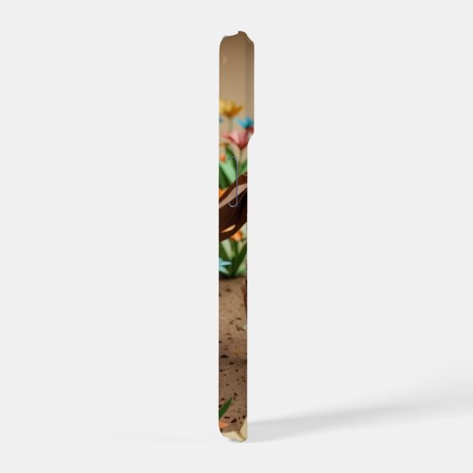 Origami Horse iPhone Case iPhone 15 Case (Rechterkant)