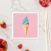 origami Ice Cream papieren servetten (Insitu)