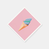 origami Ice Cream papieren servetten (Hoek)