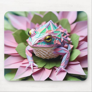 Origami juwelenkikker muismat