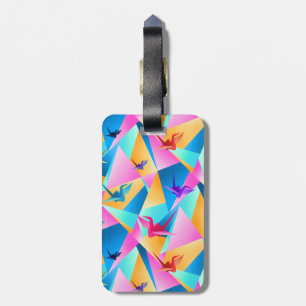 Origami Kaleidoscoop Bagagelabel