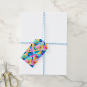 Origami Kaleidoscoop Cadeaulabel (Met Touw)