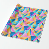 Origami Kaleidoscoop Cadeaupapier (Uitgerold)