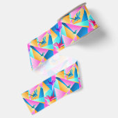 Origami Kaleidoscoop Grosgrain Lint (Achterkant)
