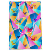 Origami Kaleidoscoop Medium Cadeauzakje (Achterkant)