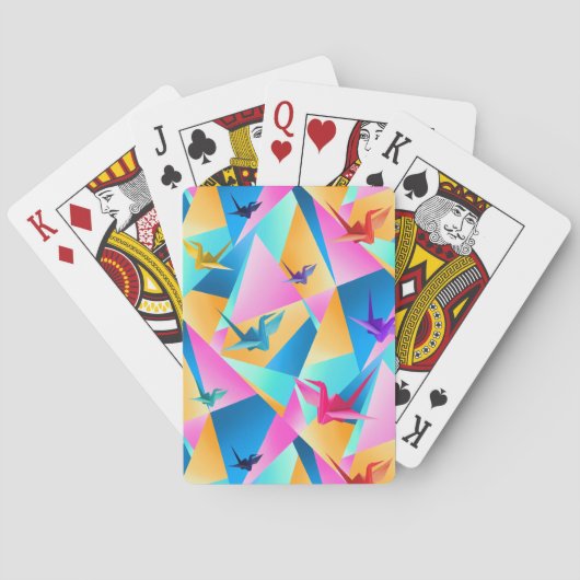 Origami Kaleidoscoop Pokerkaarten (Achterkant)