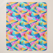 Origami Kaleidoscoop Sherpa Deken (Voorkant)