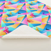 Origami Kaleidoscoop Sherpa Deken (3/4)