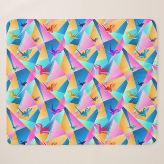 Origami Kaleidoscoop Sherpa Deken