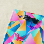 Origami Kaleidoscoop Strandlaken (In situ)