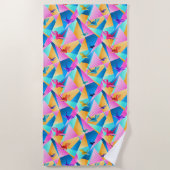 Origami Kaleidoscoop Strandlaken (Voorkant)