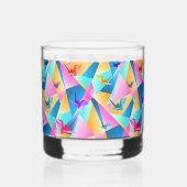 Origami Kaleidoscoop Whisky Glas (Voorkant)