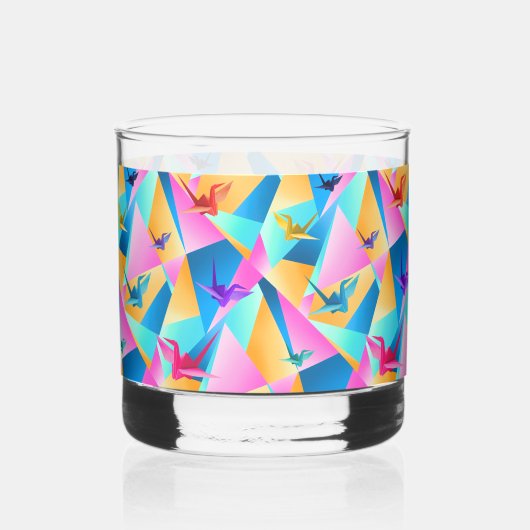 Origami Kaleidoscoop Whisky Glas (Rechts)