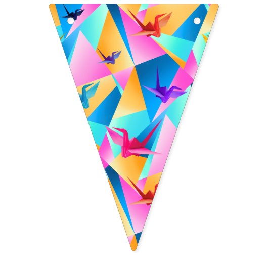Origami Kaleidoscope Bunting Vlaggetjes (Tweede vlag)
