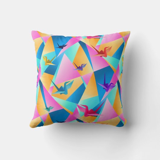 Origami Kaleidoscope Kussen (Achterkant)