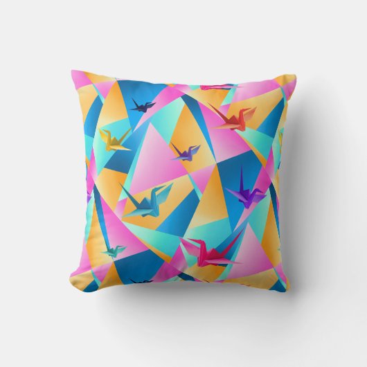 Origami Kaleidoscope Kussen (Voorkant)