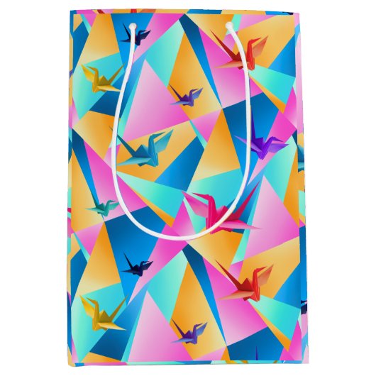 Origami Kaleidoscope Medium Cadeauzakje (Voorkant)