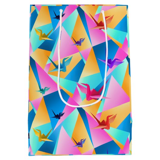 Origami Kaleidoscope Medium Cadeauzakje (Achterkant)